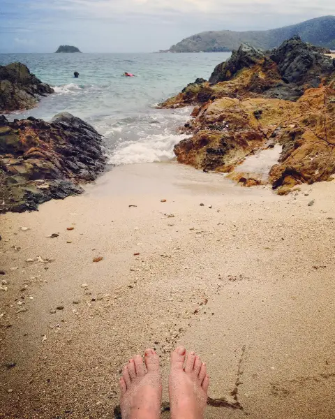 Füße im Sand 🏖️