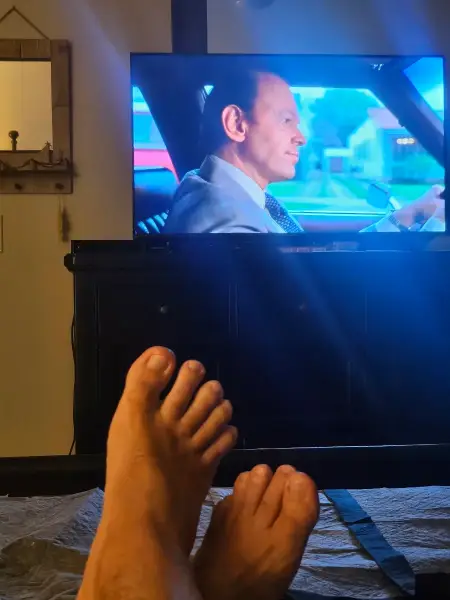Watching t.v