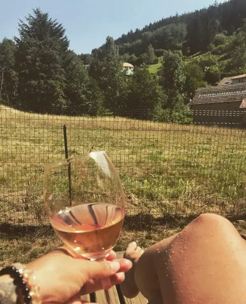 Instant douceur, rosé et soleil ☀️