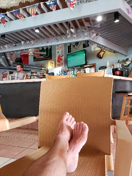 Chilling waiting for lunch
