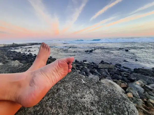 Sunset feet 