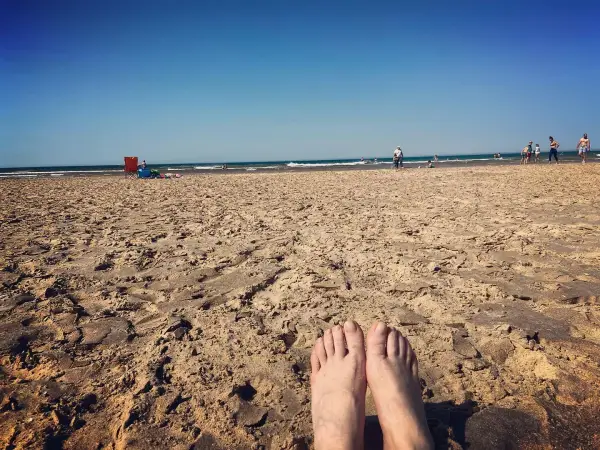 Sonne und Sand unter den Füßen 😌