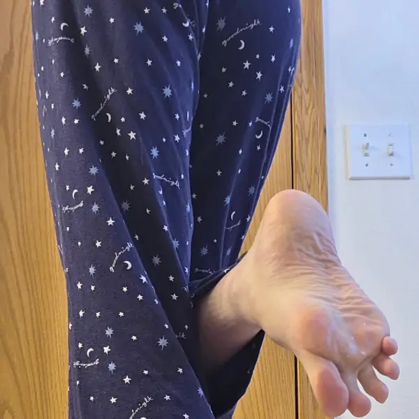 PJ's and a little sock fuzz