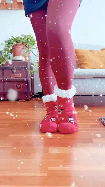 il a neigé sur mes collants ❄️