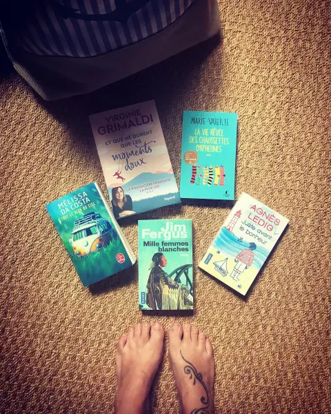 Mon moment doux, mes lectures.