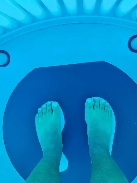 Getting my tan